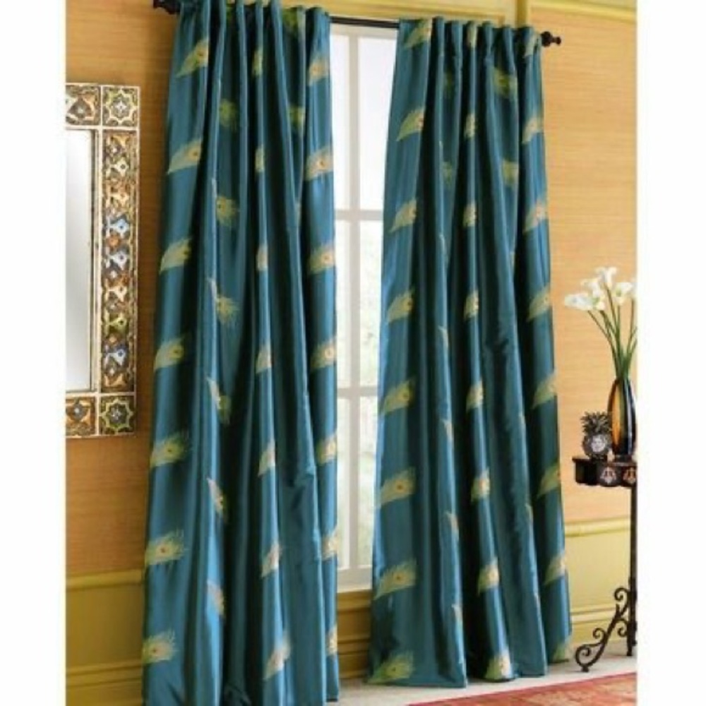 Pier 1 Peacock Curtains
